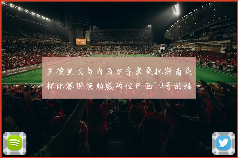 罗德里戈与内马尔齐聚桑托斯南美杯比赛现场助威两位巴西10号的精彩时刻